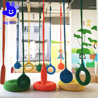 Bola Ayun Baja Nilon untuk Anak-Anak, Peralatan Bermain Gantung yang Tahan Lama, Mainan Taman Petualangan Indoor Outdoor