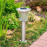 Piège à moustiques électronique à LED, zapper solaire, lumière UV, étanche, portable, lampe tueuse d'extérieur