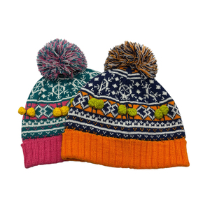 Proveedor de Taiwán, gorro de punto de 56-58Cm con orejas, gorro Jacquard, gorros para invierno - Product Image 2