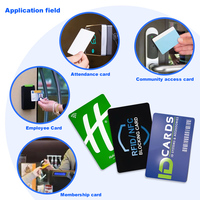 Tarjeta de Visita NFC de PVC con Código QR, Impermeable, Impresa y Programable