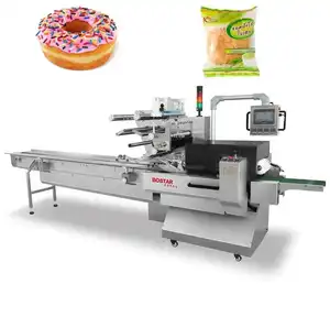 Verkaufsschlager Großhandel Pizza Hamburger Brötchen Brotkissen Durchflussverpackungsmaschine für Werkspreis