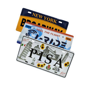 Targa in metallo personalizzata magnete italia magnete frigo magnete souvenir italiano - Product Image 1