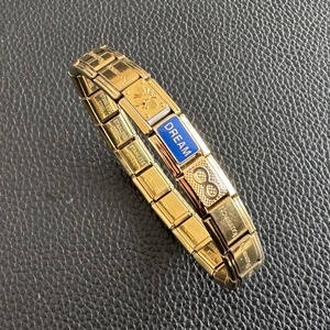 Italian <b>Charms</b> Bracelet with Different Designs Italian Bracelet Gold Plating Stainless Steel <b>Charms</b> Italian Bracelet Customized - Product Image 2