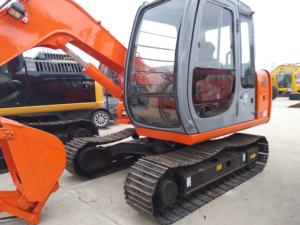 Hitachi-excavadora de EX60-5 sobre orugas usada, para ZX70 /EX100W /EX120-3 - Product Image 4