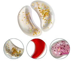 Kunden spezifische Trend wieder verwendbare heiße und kalte Augen pads PVC-<span class=keywords><strong>Gel</strong></span>-Eis pflaster für heiße und kalte Packungen zur Augen entlastung - Product Image 4