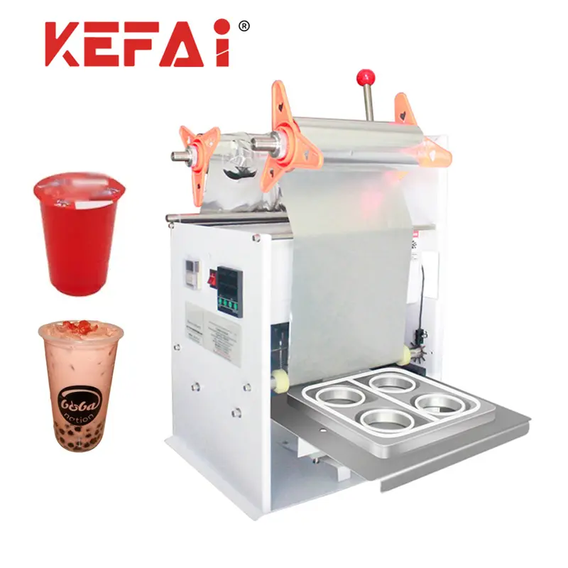 KEFAI Presse à main Film plastique Mini Jelly Cup Machine à sceller