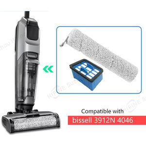 Pièces de rechange pour laveur de sols <span class=keywords><strong>Bissell</strong></span> 3912N 4046, filtre, rouleau brosse pour aspirateur robot - Product Image 6