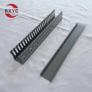 Goulotte électrique en PVC Boxun Yuncheng à fentes, protection de câbles au <span class=keywords><strong>sol</strong></span>, haute résistance aux chocs, résistante aux UV, ignifuge - Product Image 1