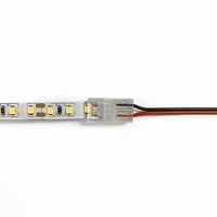 Konektor Strip LED COB Pabrik Kustom 5 8 10mm Tanpa Solder Klip Kristal Konektor Strip LED 2 3 4 5 6 Pin