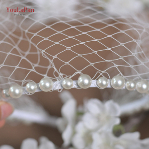 YouLaPan VA11-W <span class=keywords><strong>Diadema</strong></span> <span class=keywords><strong>de</strong></span> Perlas Hecha a Mano <span class=keywords><strong>para</strong></span> Novia - Accesorio <span class=keywords><strong>para</strong></span> el Cabello <span class=keywords><strong>para</strong></span> Bodas y Fiestas - Product Image 6