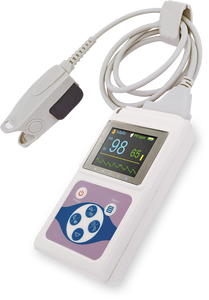 CMS60D-VET 전기 수의학용 맥박 산소 측정기 컬러 스크린 디스플레이 내장 배터리 2등급 1년 보증 (애완동물 수의사용) - Product Image 4