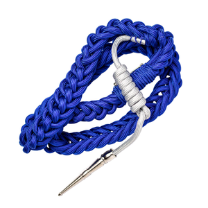 High Quality Uniform Braided <b>Cord</b> Rope Braided Rope Wholesale price Custom Aiguillettes Uniform Braided Rope - Product Image 2