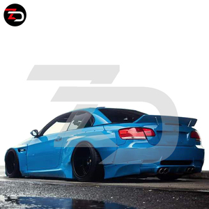 Kit de cuerpo ancho estilo <span class=keywords><strong>Rocket</strong></span> B, guardabarros de parachoques delantero, bengalas, parachoques trasero, Canards 1 Juego para BMW Serie <span class=keywords><strong>3</strong></span> E92 E93 M3 2008-2011 FRP - Product Image 3