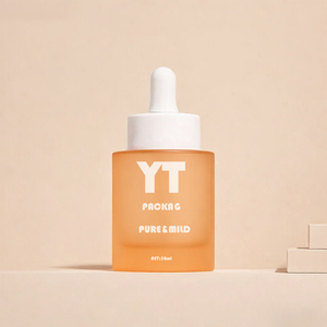 Botella de Vidrio Ámbar Esmerilado de 30 ml con Gotero Azul, Botella con Pipeta, Color Personalizado, Botella para Suero o Aceite Esencial, Venta al Por Mayor - Product Image 6