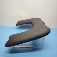 Almohada de Mano Plegable de Esponja y Cuero PU en Forma de U Personalizable al por Mayor 2024 para Manicura Profesional en Salón de Uñas