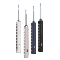 Mini caméra endoscopique sans fil HD, outil de nettoyage visuel pour les oreilles, cuillère à cire, en plastique et silicone, pour le nettoyage des oreilles des enfants