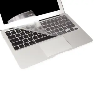 Film Silikon Laptop Transparan, Lapisan Pelindung Keyboard TPU untuk Apple MacBook