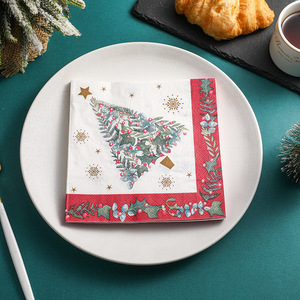 Papier bedruckte Serviette Persönliche Servietten Einweg Party Seidenpapier Hotel Restaurant Tisch Bistro - Product Image 5