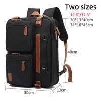 Vente en gros sac à dos pour ordinateur portable sac de voyage d'affaires pour ordinateur résistant à l'eau sac à bandoulière avec sac de messager de bureau pour hommes