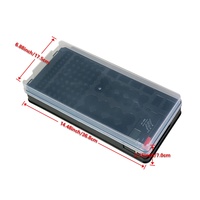 Estuche Organizador de Baterías 116 con Probador para Baterías AAA, AA, C, D, 9V y de Botón, Diseño Simple, Portátil, Gran Capacidad