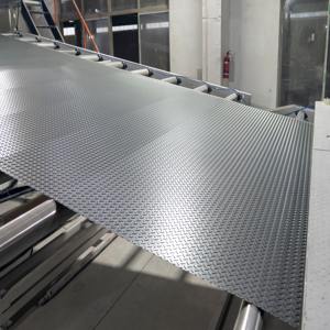 Rouleau de revêtement de sol en PVC motif pièces de monnaie pour garage, usage intensif, <span class=keywords><strong>antidérapant</strong></span>, surface en caoutchouc à motif pièces de monnaie pour <span class=keywords><strong>remorque</strong></span>, fourgon, abri, cabine, universel - Product Image 3