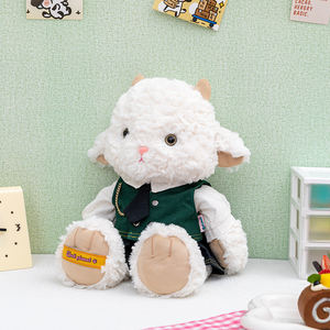 Poupées à habiller en série animale en gros, douces, amusantes, mignonnes, cadeau d'anniversaire pour enfant, jouets en peluche à changer de vêtements, <span class=keywords><strong>mouton</strong></span> - Product Image 2