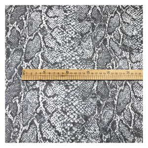 Tela de malla elástica con estampado digital de piel de serpiente para ropa deportiva y trajes de baño, ligera, tipo tricot, de fábrica. - Product Image 3