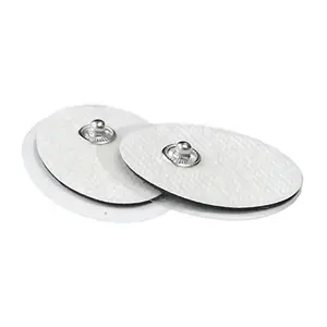 Cuscinetti per elettrodi a bottone ovale piccolo in tessuto di dimensioni personalizzate patch per elettrodi per terapia fisica - Product Image 1