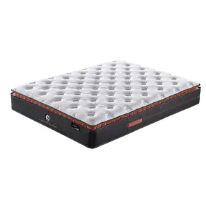 Ipo-allergenico Euro Top memory foam di buona qualità singolo doppio doppio king queen full size hotel letto letto vendita materasso