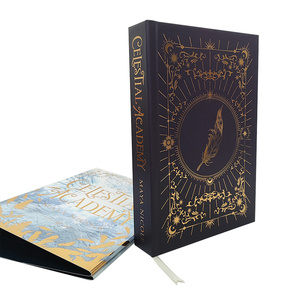 Sản xuất tùy chỉnh cuốn Sách bìa cứng và bụi Áo khoác stenciled cạnh cuốn sách và Bookmark Bìa Cứng in ấn cuốn sách - Product Image 4