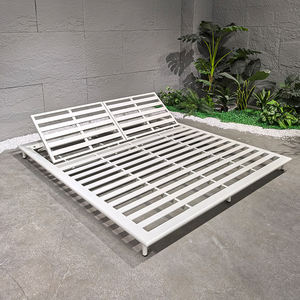 <span class=keywords><strong>Lit</strong></span> <span class=keywords><strong>de</strong></span> soleil personnalisé piscine <span class=keywords><strong>de</strong></span> jardin imperméable <span class=keywords><strong>terrasse</strong></span> chaise longue <span class=keywords><strong>double</strong></span> en aluminium brossé canapé-<span class=keywords><strong>lit</strong></span> d'extérieur - Product Image 2