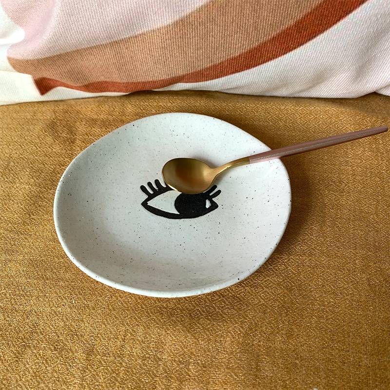 Керамическое украшение, круглые тарелки на заказ, диск, кухонная тарелка с фруктами, десертная тарелка, диск для ювелирных изделий