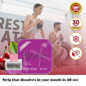 Comprimés buccaux à dissolution personnalisés, supplément biotique, film de bonbons, vitamine, cheveux, peau et ongles sains, comprimés buccaux à dissolution - Product Image 3