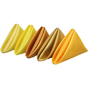 Paño de satén para restaurante, servilleta de boda, 100% poliéster, para novia - Product Image 1