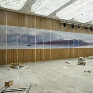 Cloisons mobiles ignifugées 60 minutes avec porte de passage pour salle de conférence - Product Image 2