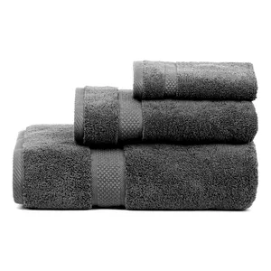 Good quality 100%cotton toallas de manos elegantes face towels bath towel wholesale per dozen