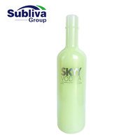 Bouteille de lin fluorescente Vodka 750ml, 10 ml