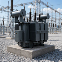 Transformateur de puissance immergé dans l'huile LEEEC SZ22 31,5 MVA 110 kV à trois enroulements avec changeur de tension sous charge 60 Hz