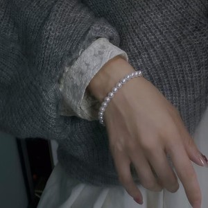 Nouveau bracelet en cristal de style chinois, luxe léger, design rétro auroral polyvalent avec perle, tentation de niche - Product Image 4