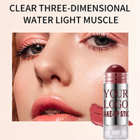 Stick de maquillage à pointe ronde et volumineuse, éclat naturel rosé, un seul passage pour illuminer le teint, blush pour le maquillage quotidien, OEM ODM Private Label