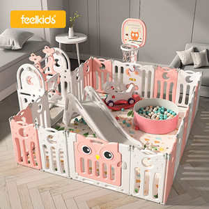 Parque de juegos moderno Feiqitoy para bebés, <span class=keywords><strong>valla</strong></span> de seguridad para juegos infantiles - Product Image 1