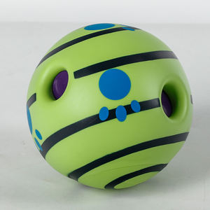 Durable Wobble Sound Dog Toy Interactive Waggle Giggle Rolling Ball 8.8cm 11cm 14cm Tailles Nettoyage des dents Parfait Fournitures pour animaux de compagnie - Product Image 6