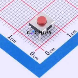 TS-1080D-A3B2-D2 Tactile Switch Through hole Component (THT) Switch Single Pole Single Throw Round Button 1.8N Through Hole - Product Image 1