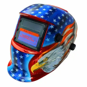 Máscaras de solda solar modernas, fonte de fábrica, equipamento de solda feita na china, escurecimento automático, capacete de soldagem