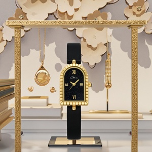 Reloj de Cuarzo de Lujo con Diseño Elegante y Moderno, Caja Cuadrada de Aleación, Movimiento Japonés, Cristal, Resistente al Agua 3ATM - Product Image 1