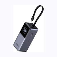 UGREEN Nexode Power Bank 20000mAh 130W avec câble USB C intégré, chargeur portable pour ordinateur portable, voyage, charge rapide 80W