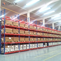 Systèmes de rayonnage industriels robustes en acier pour stockage de rouleaux de moquette, présentoirs d'entrepôt, rayonnages à poutres pour palettes, rayonnages empilables et étagères