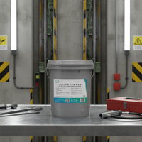 Huile pour rails de guidage d'ascenseur à usage général VG100-LHG 16L, spécialisée pour les rails de porte d'ascenseur