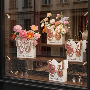 Cajas <span class=keywords><strong>de</strong></span> Regalo con Diseño <span class=keywords><strong>de</strong></span> Mariposas para Fiestas <span class=keywords><strong>de</strong></span> Cumpleaños, Cajas <span class=keywords><strong>de</strong></span> Papel para Envolver Ramos <span class=keywords><strong>de</strong></span> <span class=keywords><strong>Flores</strong></span>, Artículos para Fiestas Temáticas <span class=keywords><strong>de</strong></span> <span class=keywords><strong>Flores</strong></span> - Product Image 4
