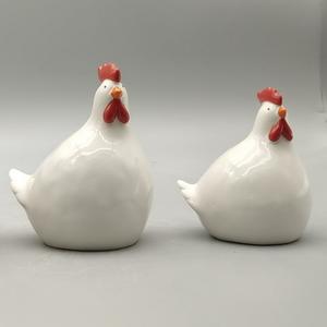 Ornements de printemps créatifs Statues de <span class=keywords><strong>poule</strong></span> en céramique ornements de bureau Statues d'animaux décorations de jardin de maison - Product Image 2